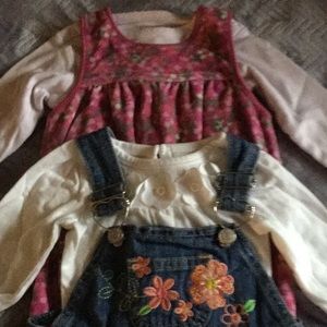 2 sets overalls- All Over It! ❤️